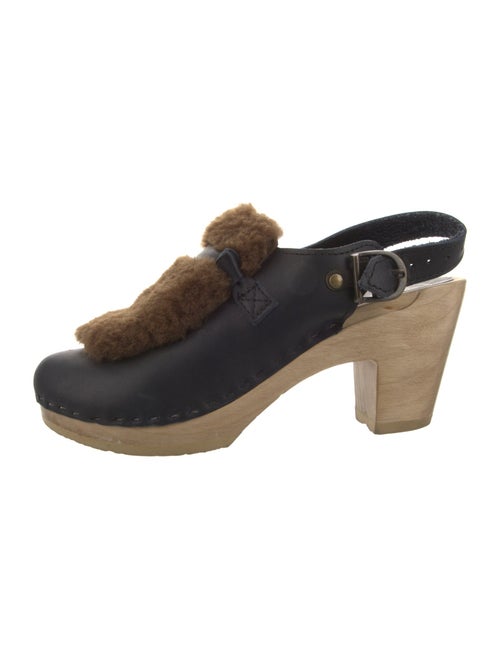 No.6 Leather Slingback Pumps