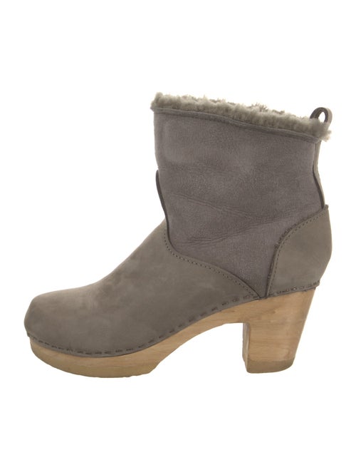 No.6 Suede Fur Trim Boots