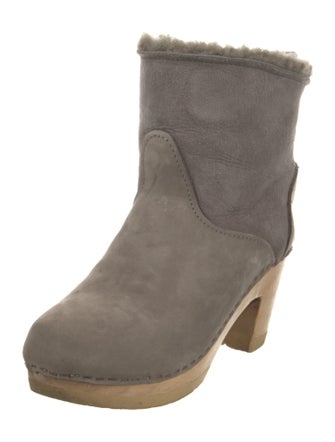 No.6 Suede Fur Trim Boots