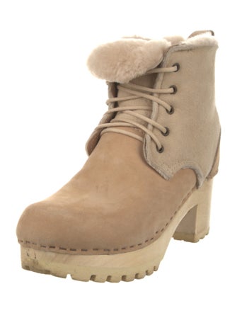 No.6 Suede Lace-Up Boots
