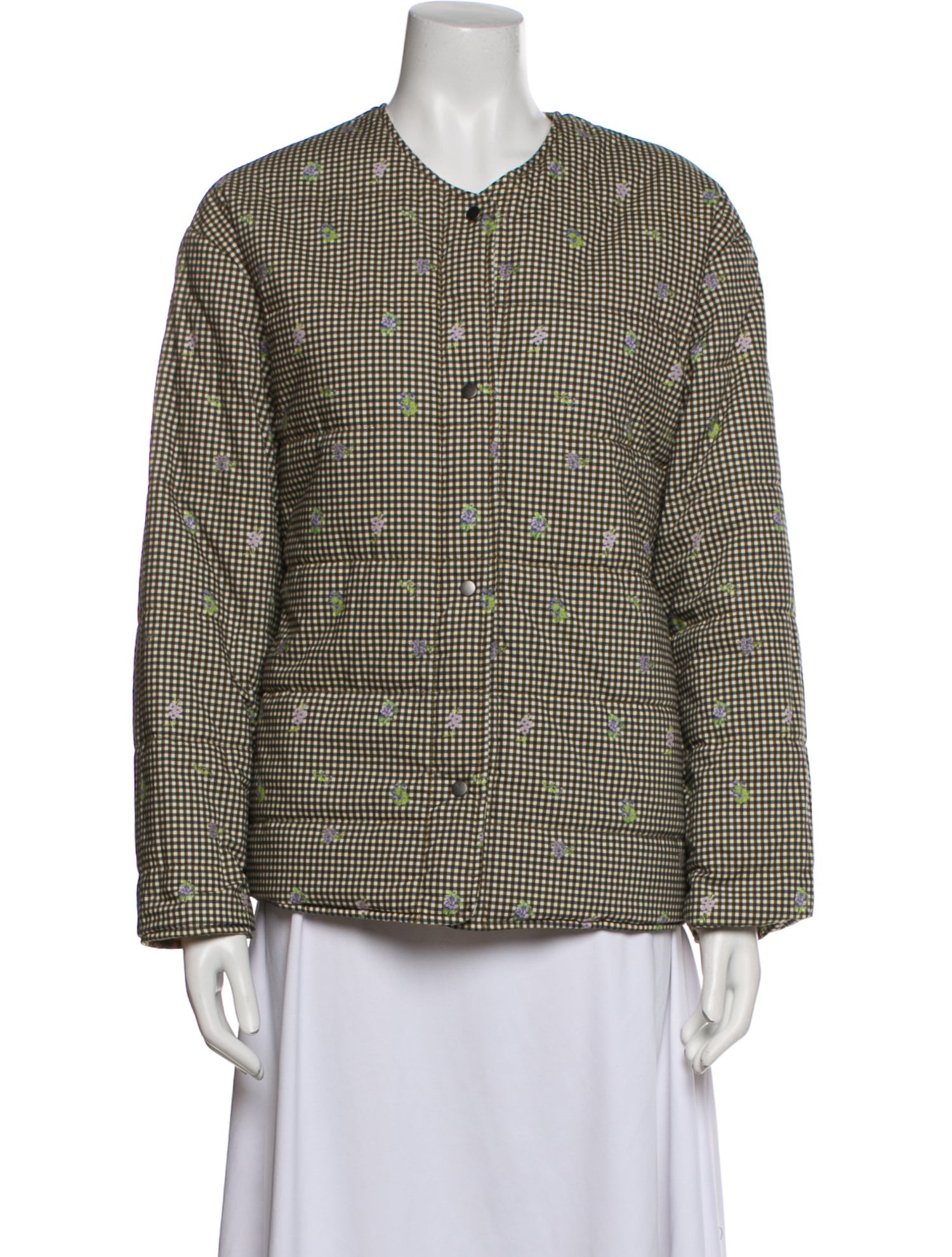 No.6 Plaid Print Jacket