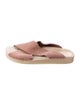 No.6 Suede Slides