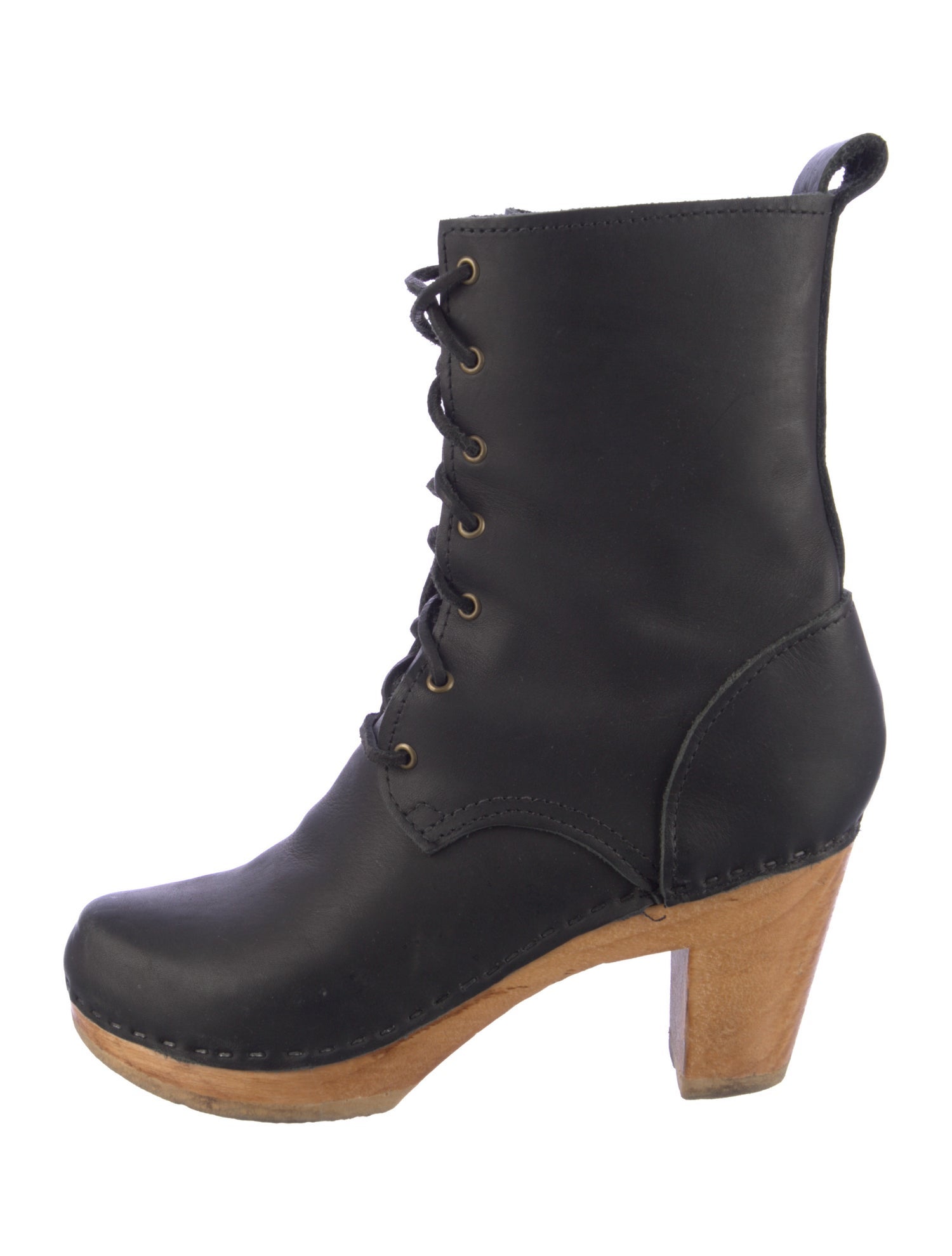 No.6 Leather Lace-Up Boots