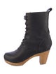 No.6 Leather Lace-Up Boots