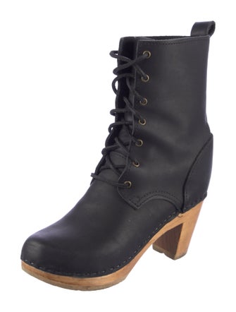 No.6 Leather Lace-Up Boots