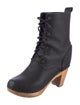 No.6 Leather Lace-Up Boots