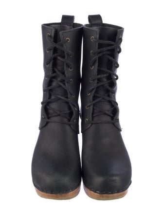 No.6 Leather Lace-Up Boots