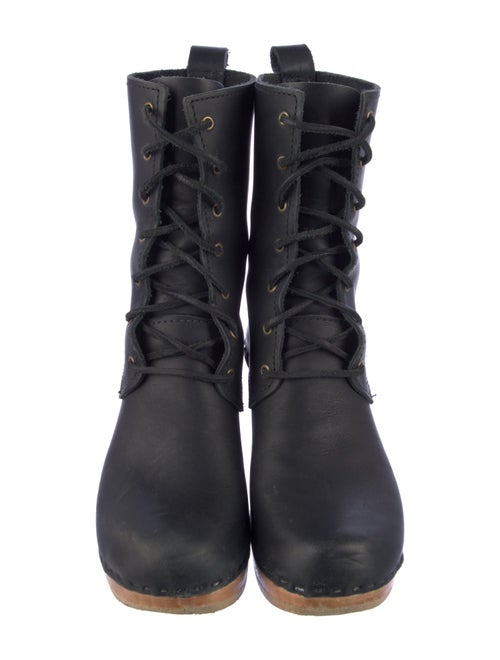 No.6 Leather Lace-Up Boots