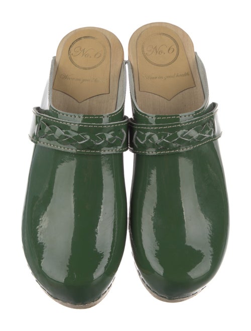 No.6 Patent Leather Mules