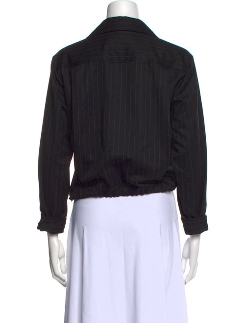 No.6 V-Neck Three-Quarter Sleeve Crop Top