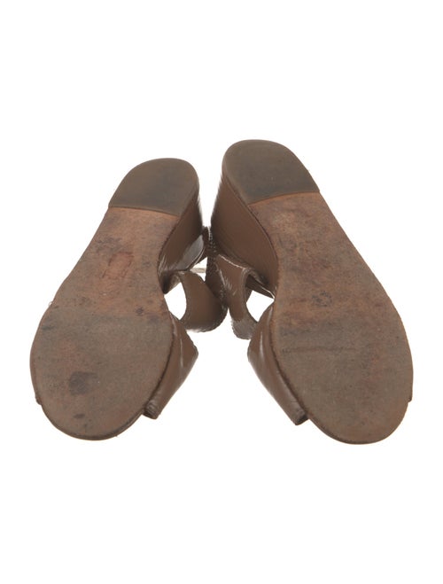 No.6 Patent Leather Slingback Sandals