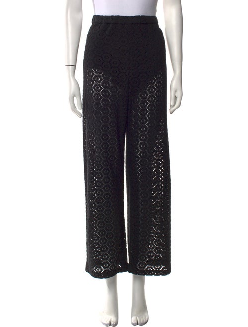 No.6 Printed Wide Leg Pants