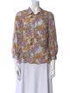 No.6 Printed Three-Quarter Sleeve Blouse
