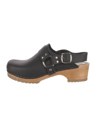 No.6 Leather Slingback Flats