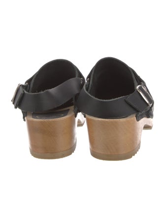 No.6 Leather Slingback Flats