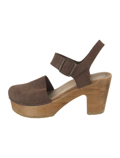 No.6 Nubuck Slingback Pumps