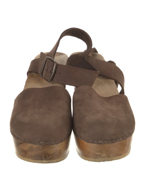 No.6 Nubuck Slingback Pumps