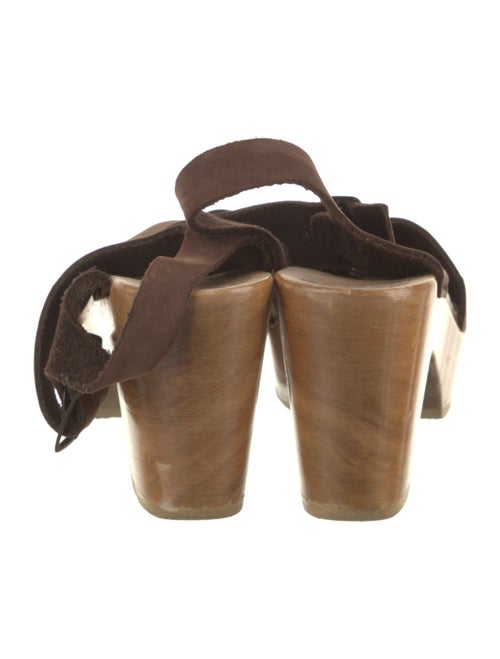 No.6 Nubuck Slingback Pumps