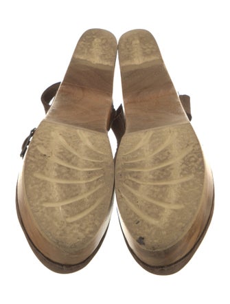 No.6 Nubuck Slingback Pumps