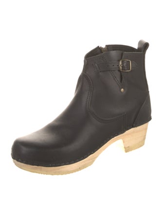 No.6 Leather Rain Boots