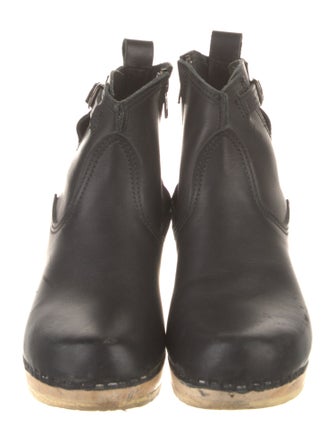 No.6 Leather Rain Boots