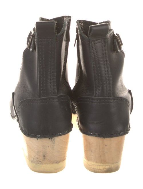 No.6 Leather Rain Boots