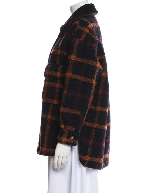No.6 Plaid Print Coat