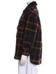 No.6 Plaid Print Coat