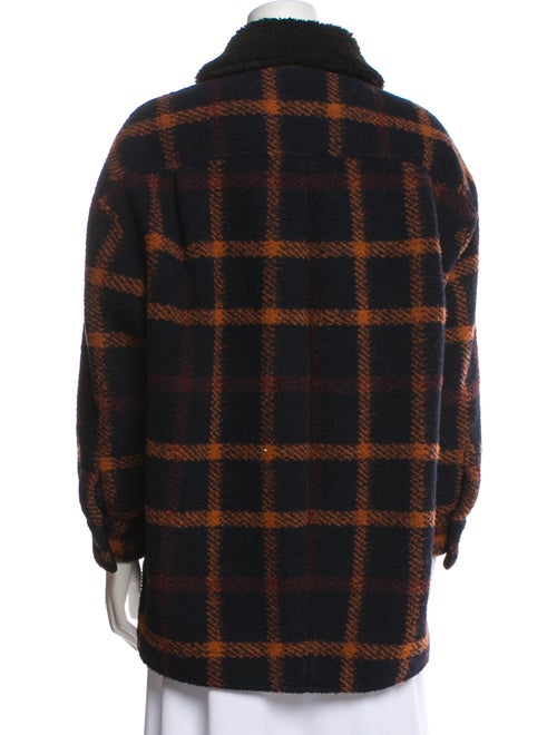 No.6 Plaid Print Coat
