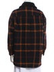No.6 Plaid Print Coat
