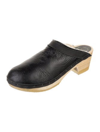 No.6 Leather Mules