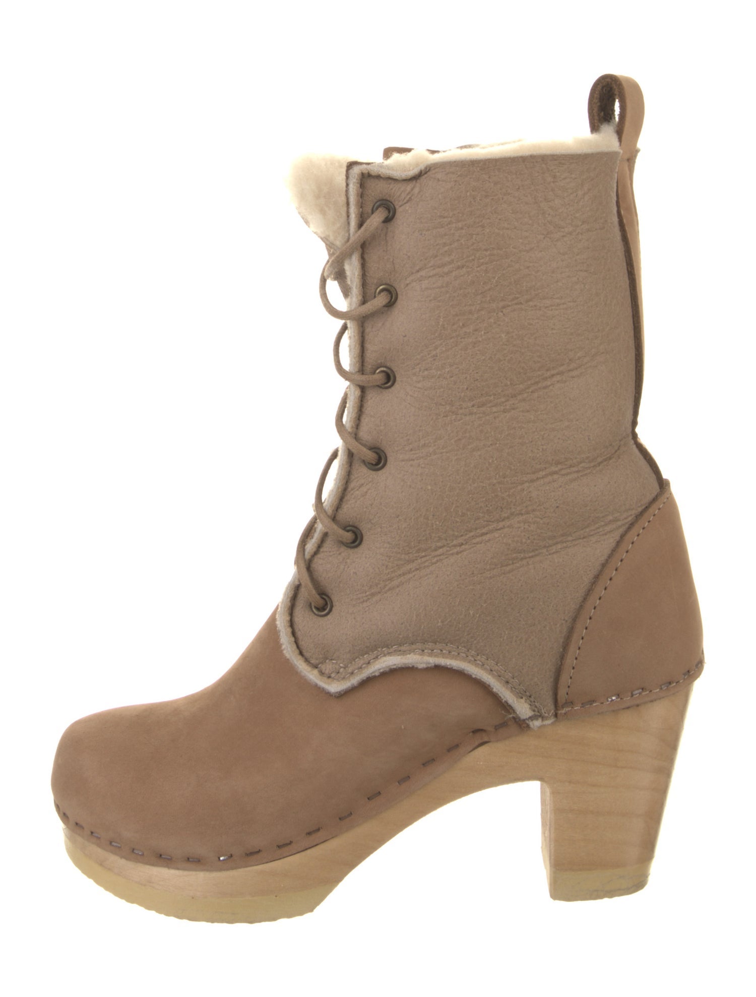 No.6 Suede Lace-Up Boots