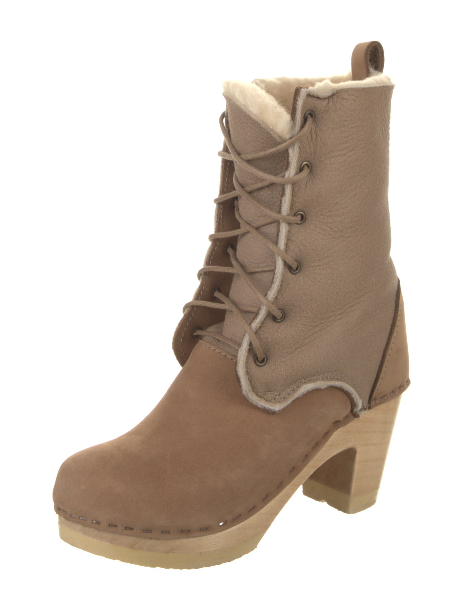 No.6 Suede Lace-Up Boots