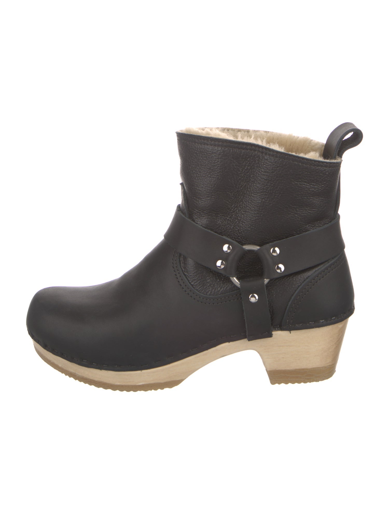 No.6 Leather Rain Boots