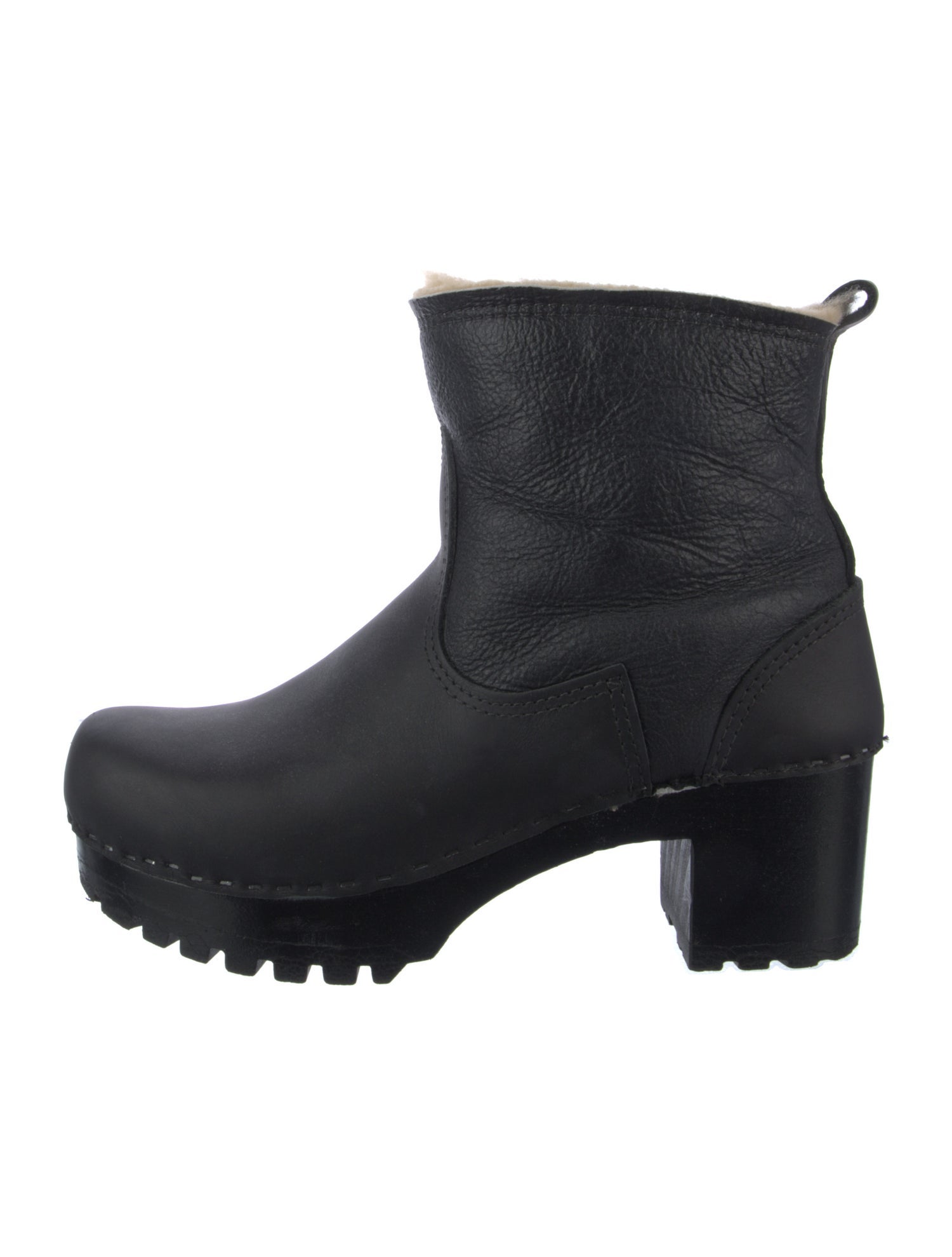 No.6 Leather Rain Boots