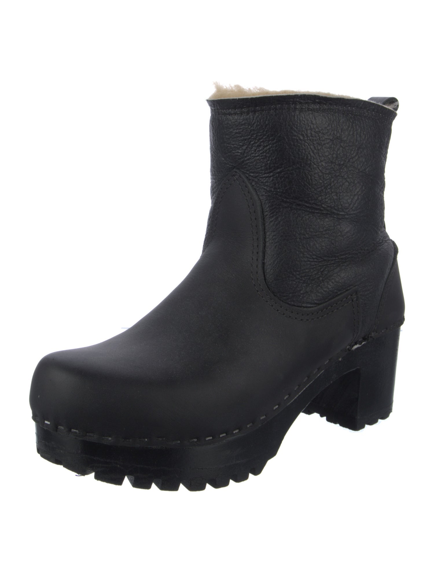 No.6 Leather Rain Boots