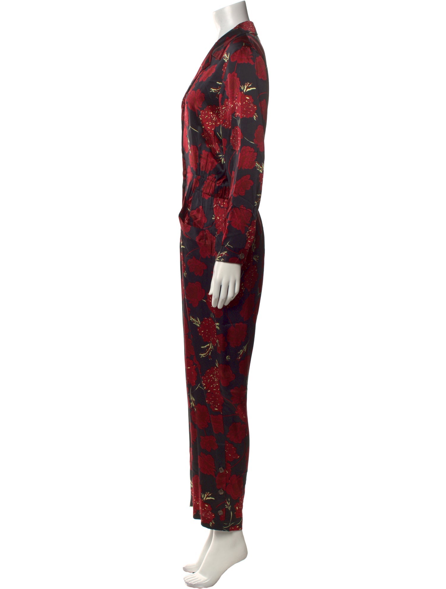 No.6 Silk Floral Print Jumpsuit