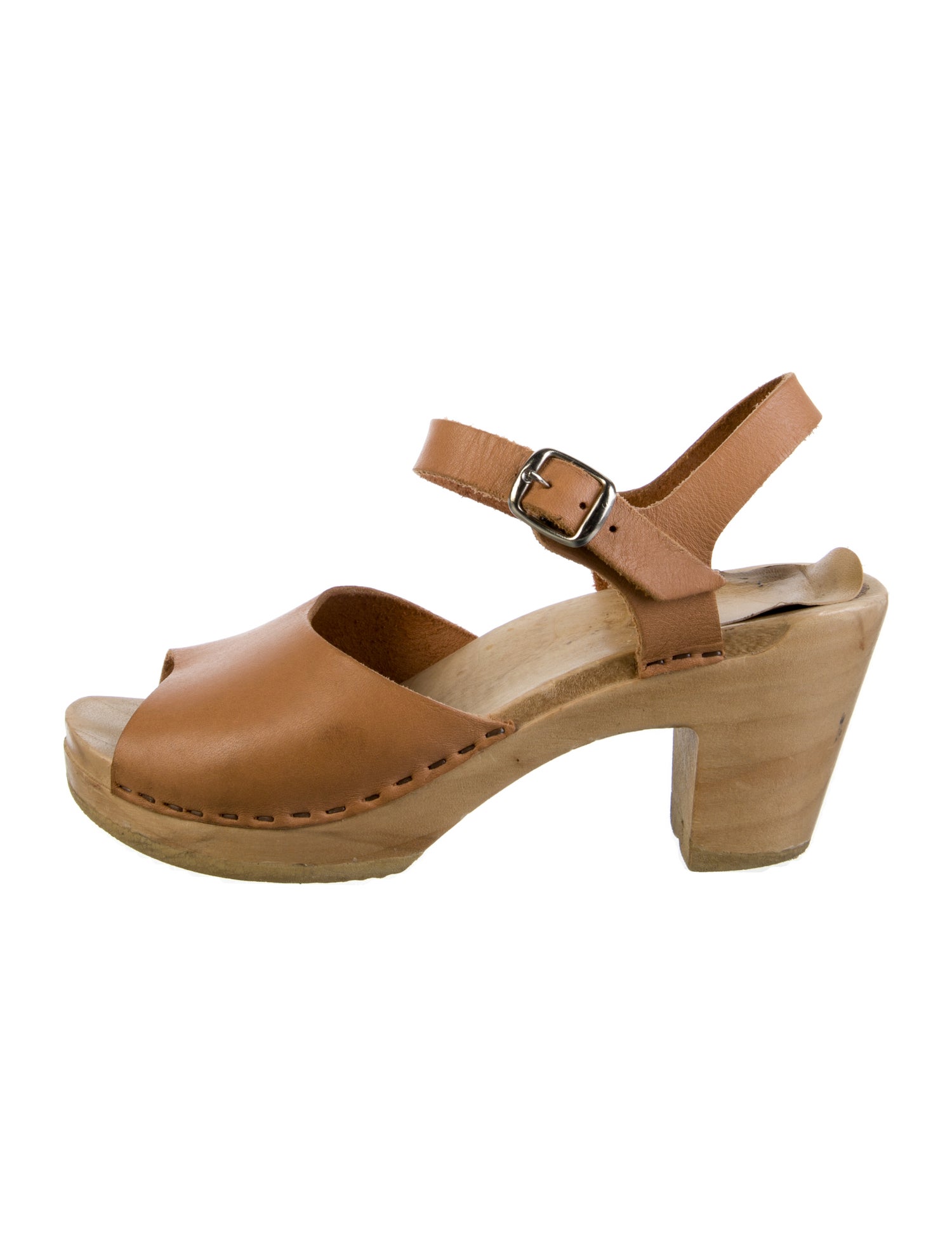 No.6 Leather Slingback Pumps