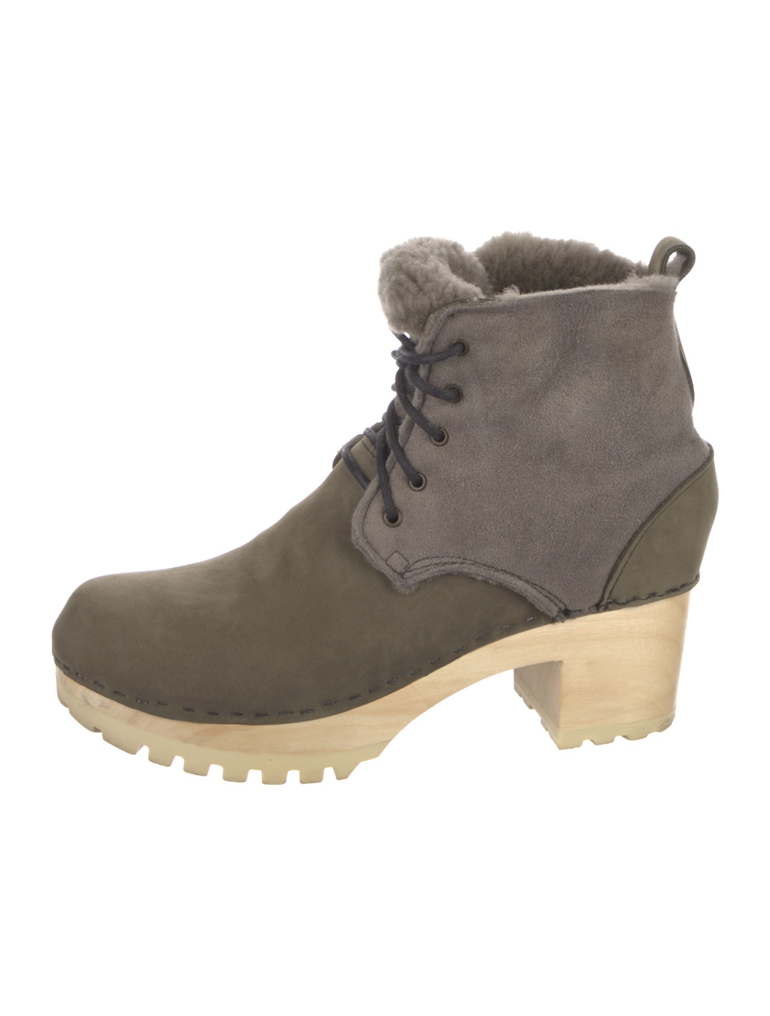 No.6 Suede Lace-Up Boots