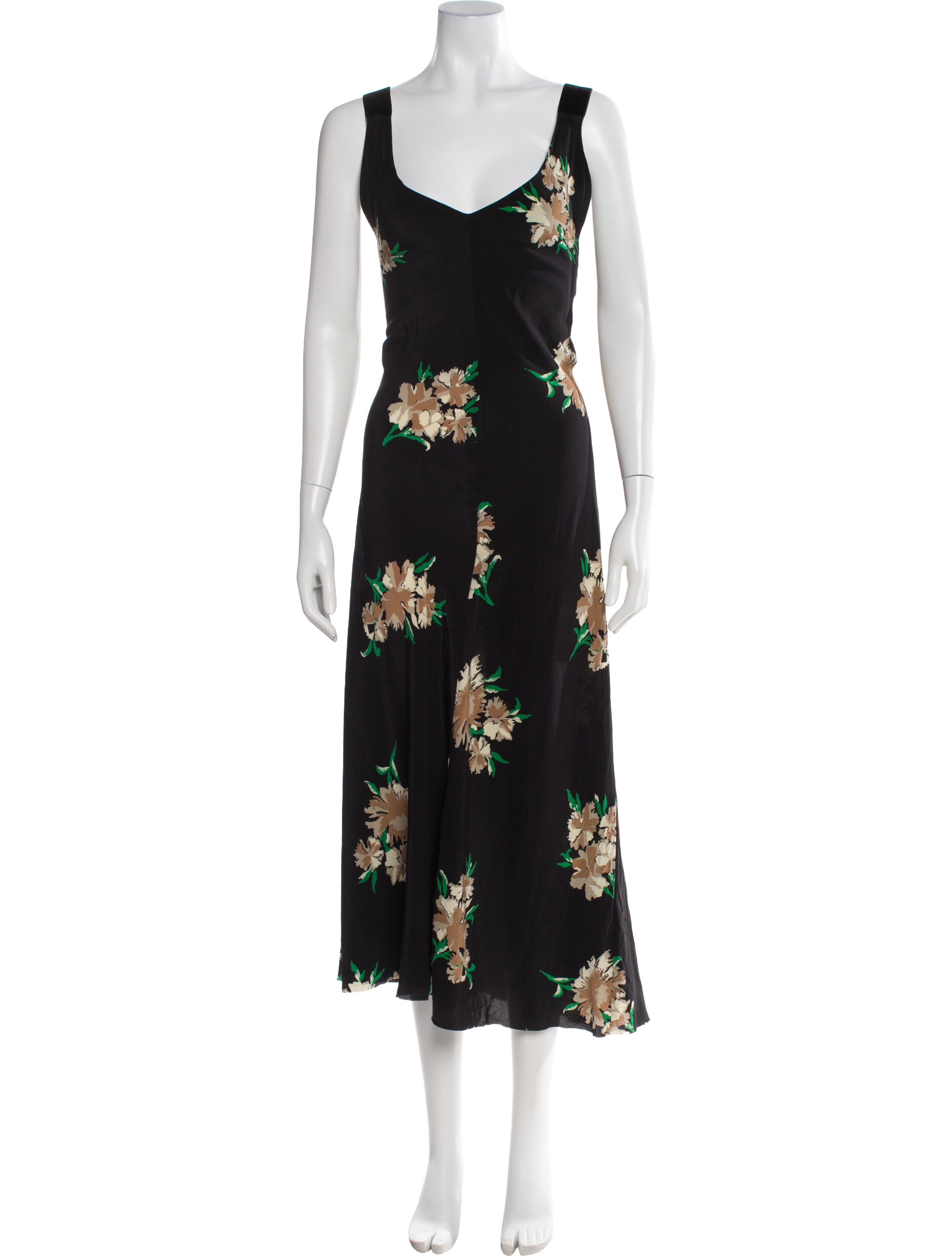 No.6 Floral Print Long Dress