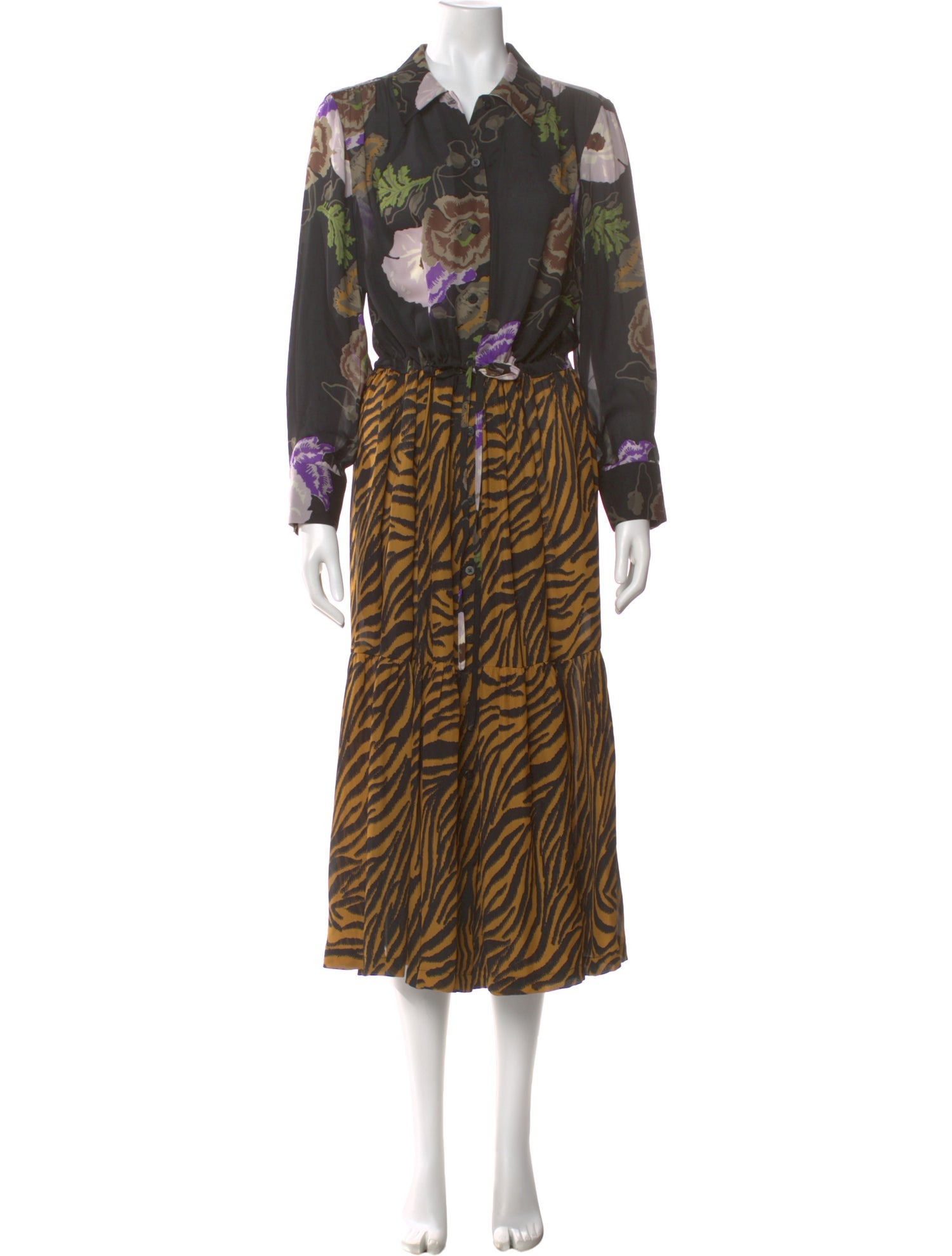 No.6 Silk Long Dress