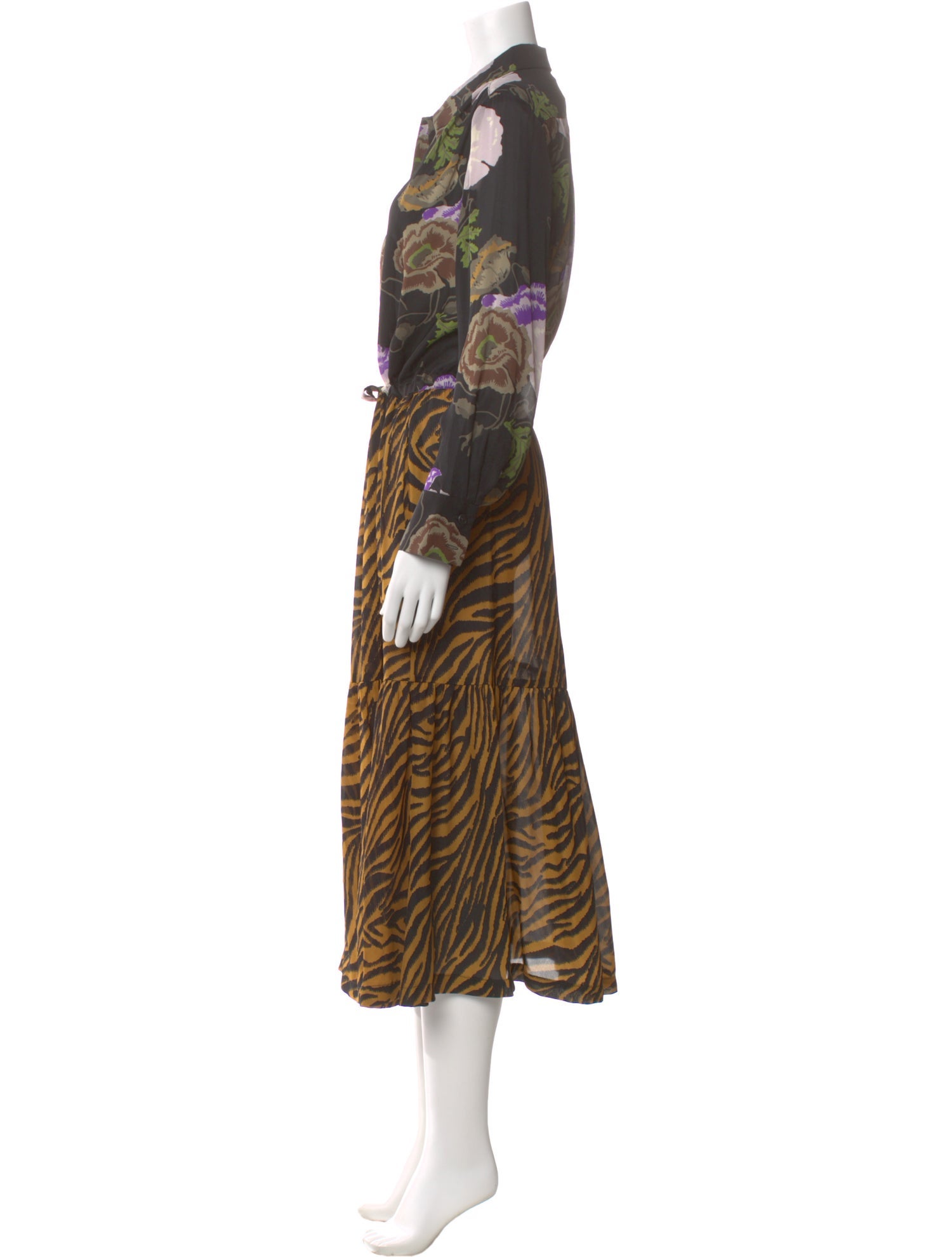 No.6 Silk Long Dress