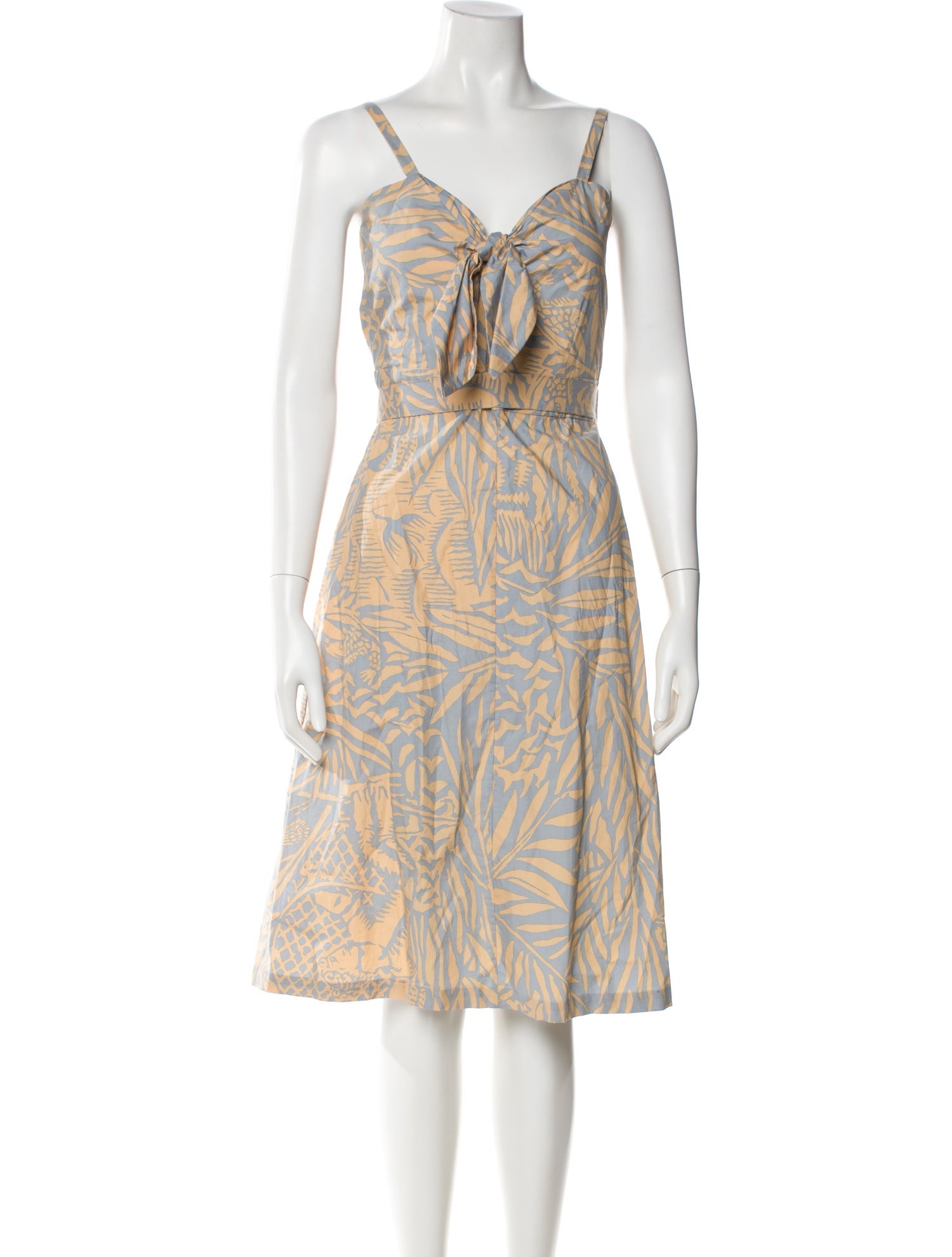 No.6 Printed Knee-Length Dress