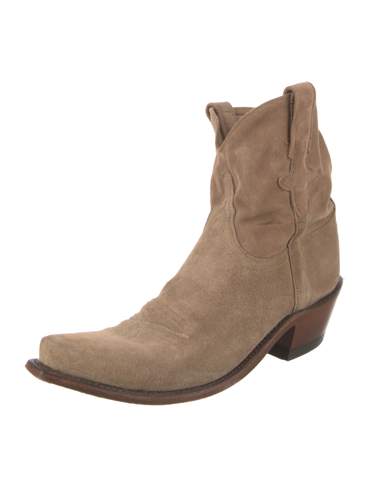 No.6 Suede Western Boots