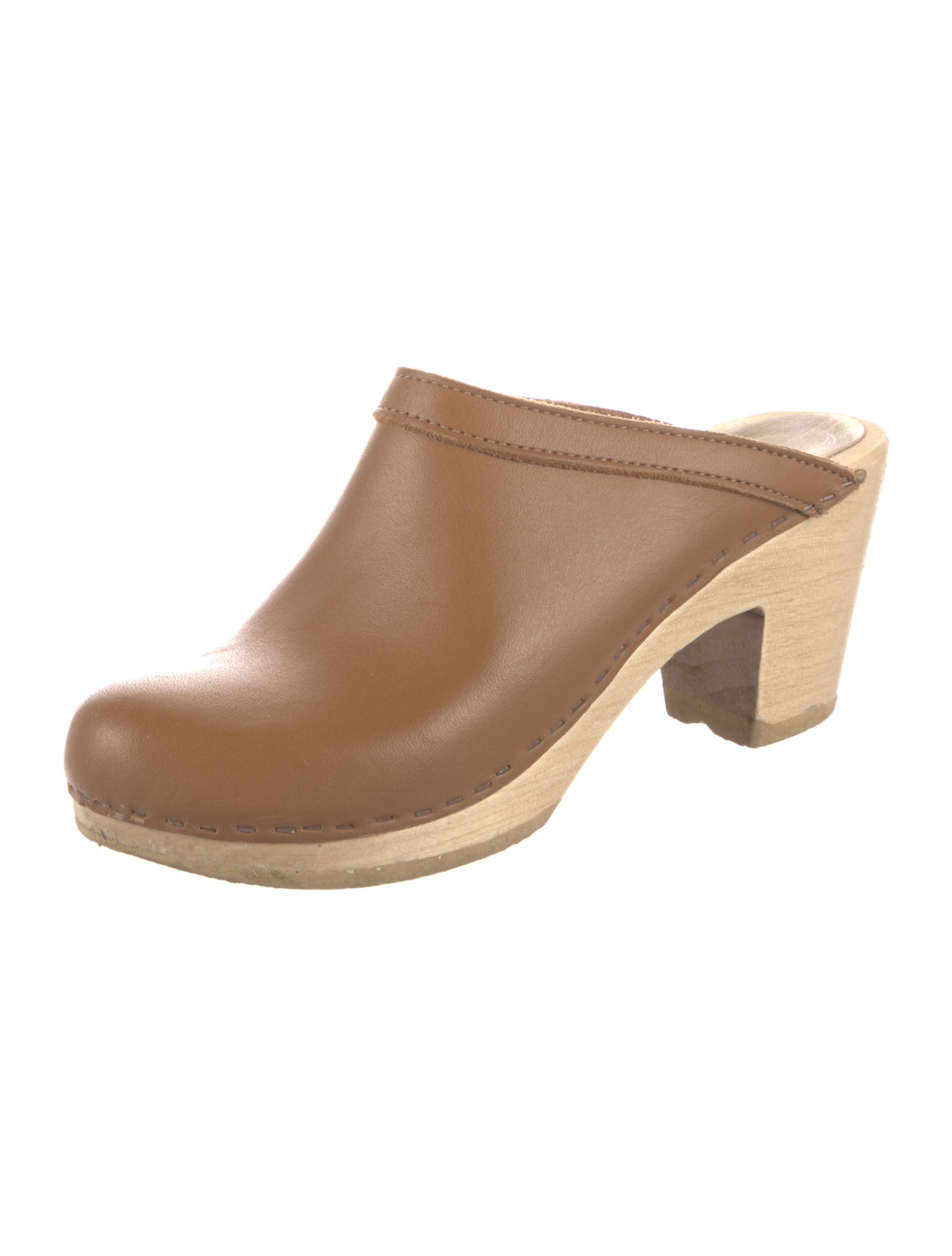 No.6 Leather Mules