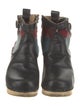 No. 6 Store Leather Printed Moto Boots