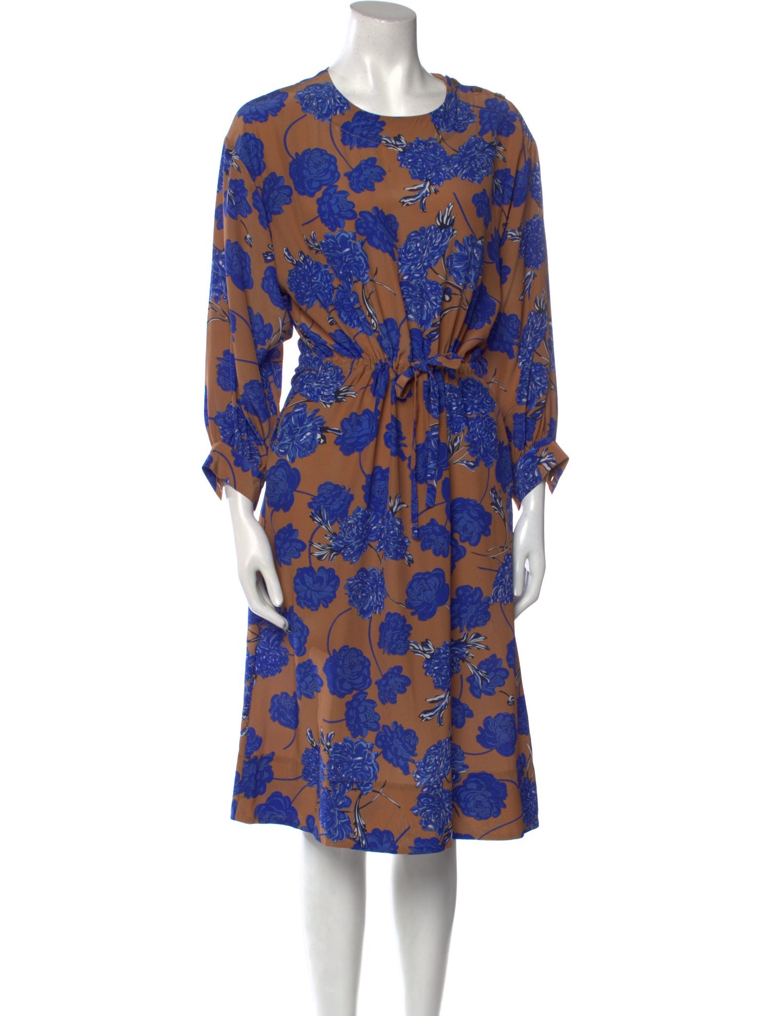 no 6 silk dress Silk Midi Length Dress