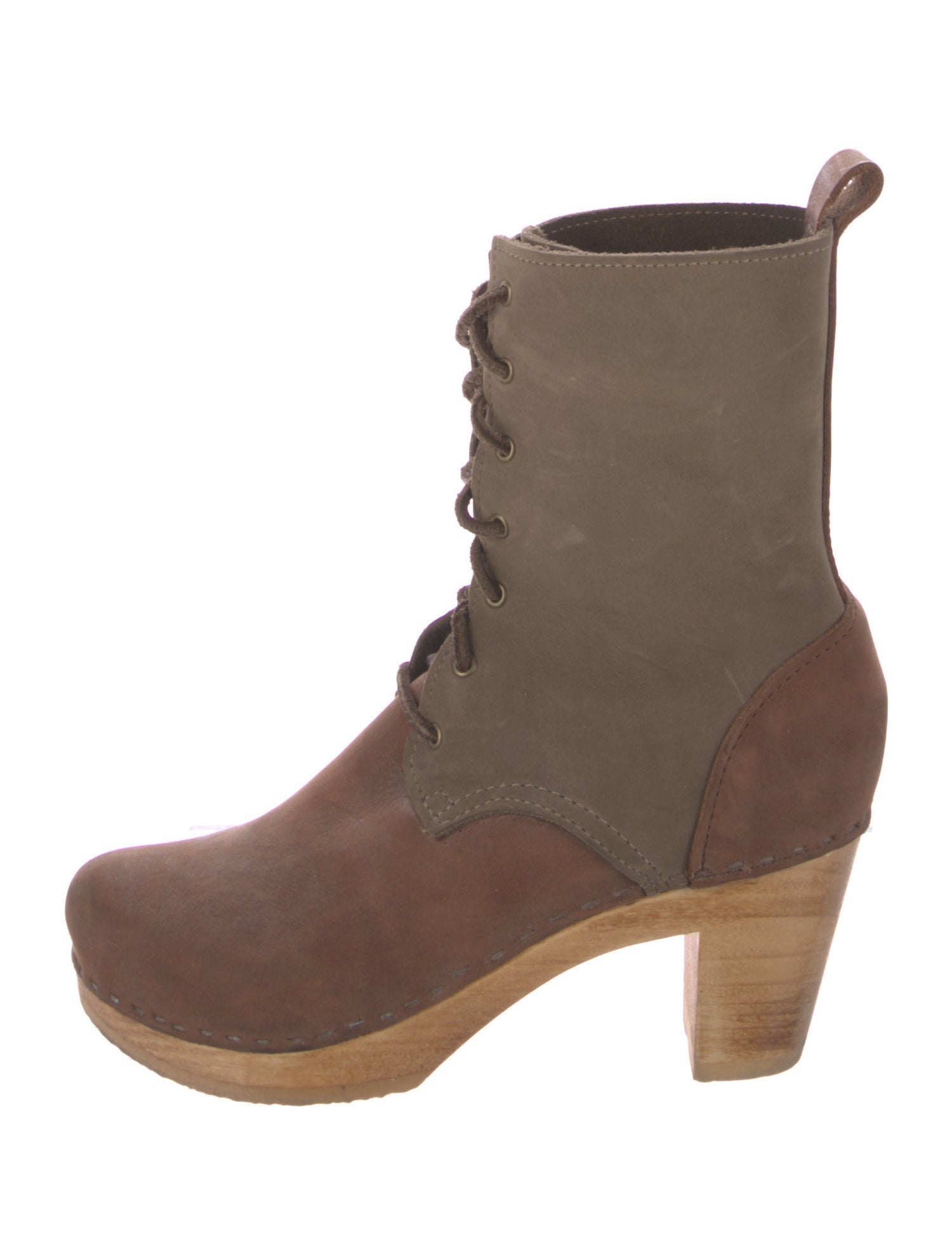 No. 6 Store Leather Lace-Up Boots