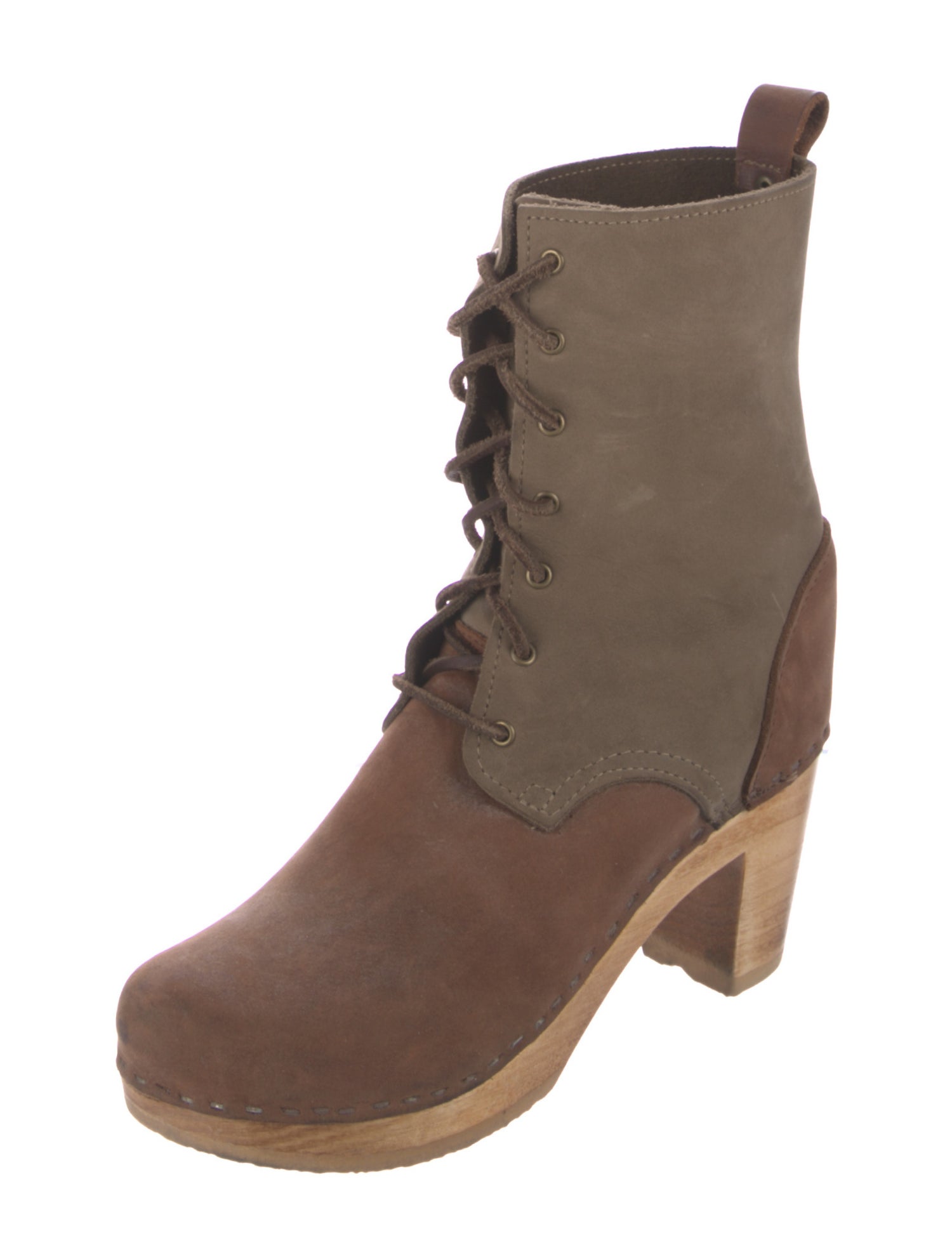 No. 6 Store Leather Lace-Up Boots