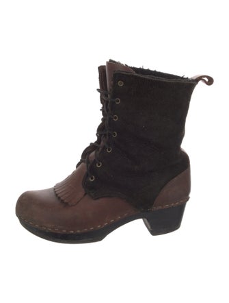 No. 6 Store Leather Lace-Up Boots